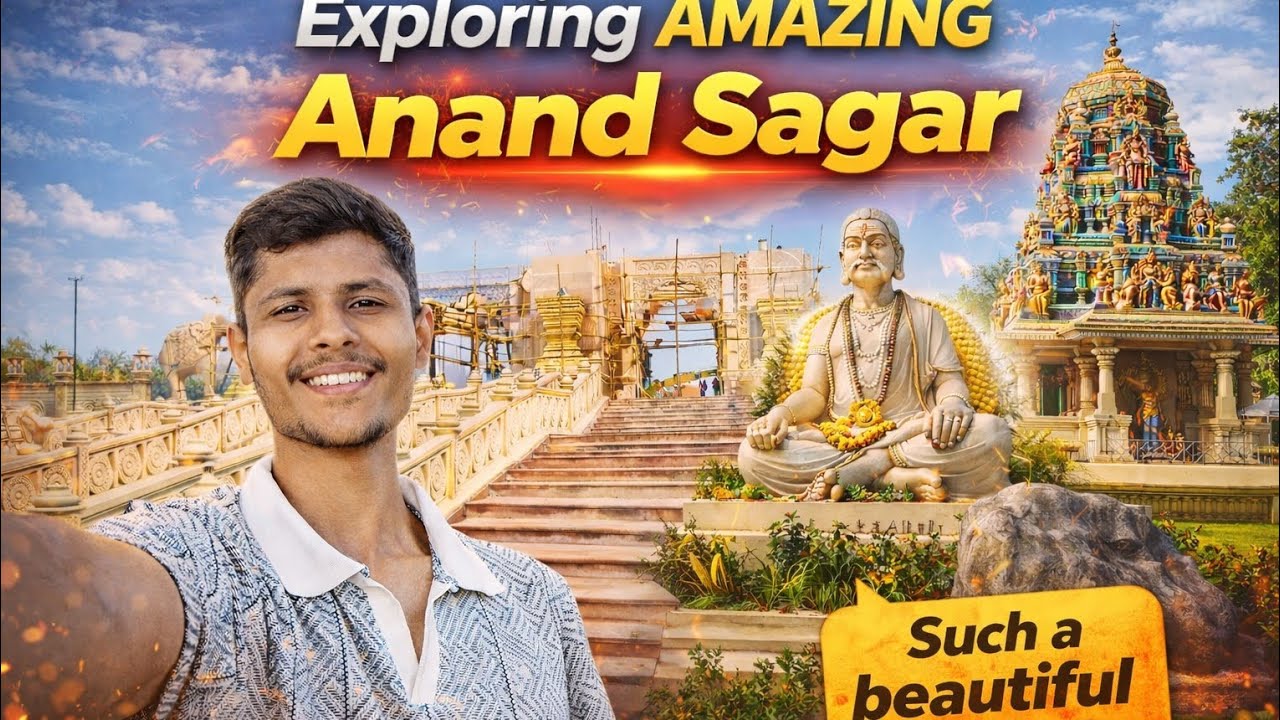 Exploring Anand Sagar, Shegaon | Peaceful Place & Travel Vlog ✨