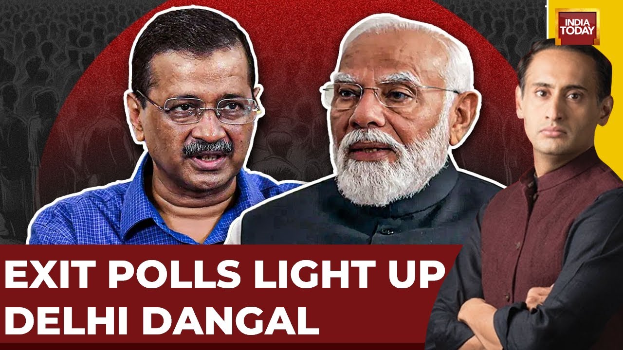 Delhi Exit Polls Decoded LIVE | Pollsters Give Big Edge To  BJP | AAP Alleges Op Lotus | NewsTrack