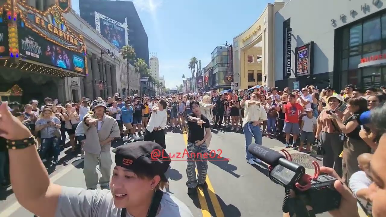GENTO by SB19 Busking @ LA Hollywood Blvd.. @officialSB19 #sb19