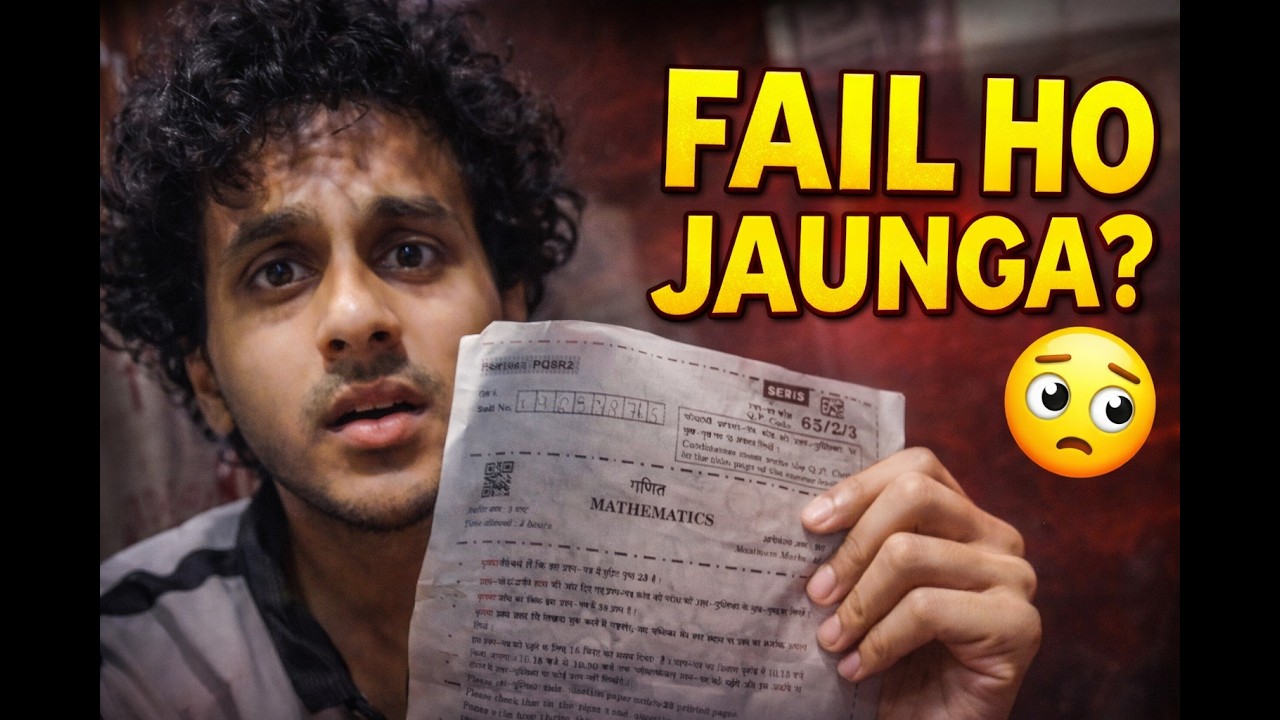 Class 12 Maths Board Exam 2026 | Mera Paper Kharab Gaya 😐 (Honest Review)