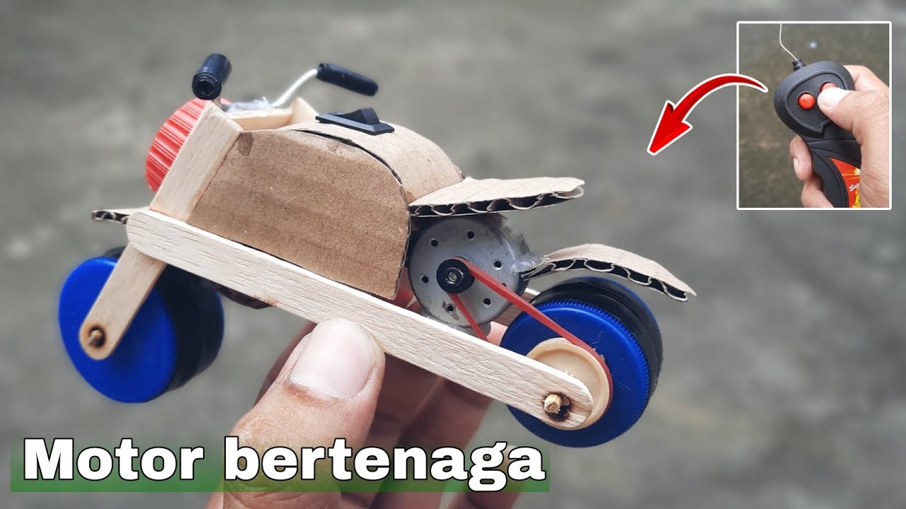 Diy dirumah motor remot mini bertenaga