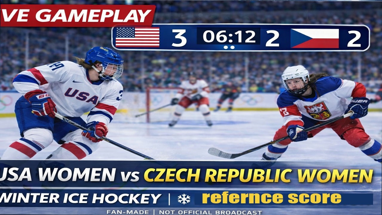 USA Women vs Cezchia Women | Winter Olympic Ice Hockey | LIVE Gameplay Simulation