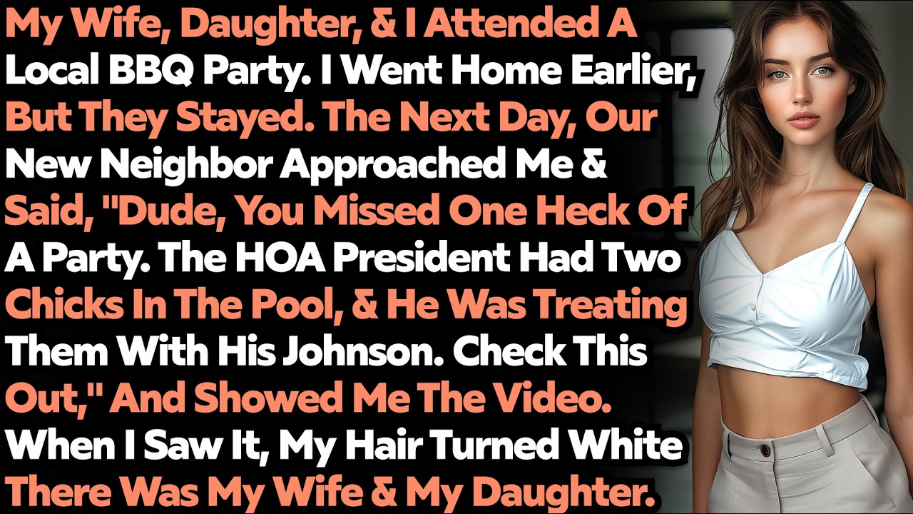 At The BBQ Party, My Wife Cheated w/ HOA President In A Hot Tube. I Put Heavy Revenge. Audio Story
