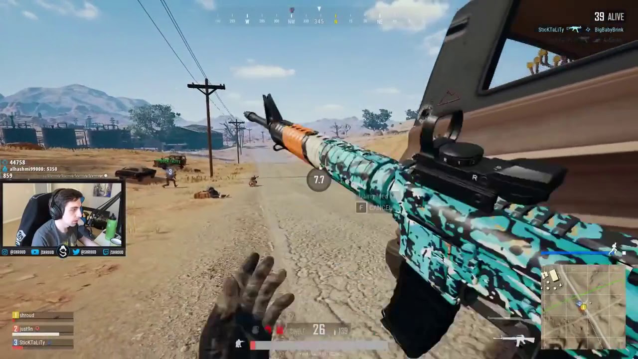 Shroud ph&aacute; kỷ lục của  rip 113 với  44 kills