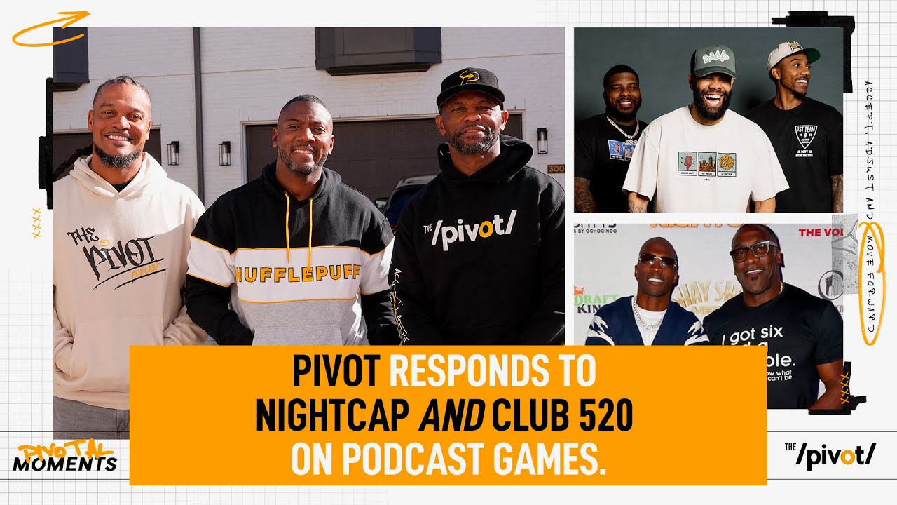 The Pivot responds to Shannon Sharpe, Ocho, Club 520 and others in the podcast challenge.  