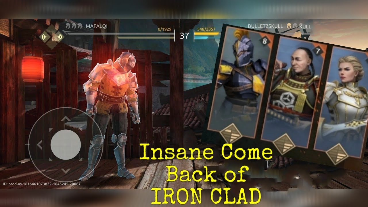 Shadow Fight Arena | Insane Come Back of Iron Clad