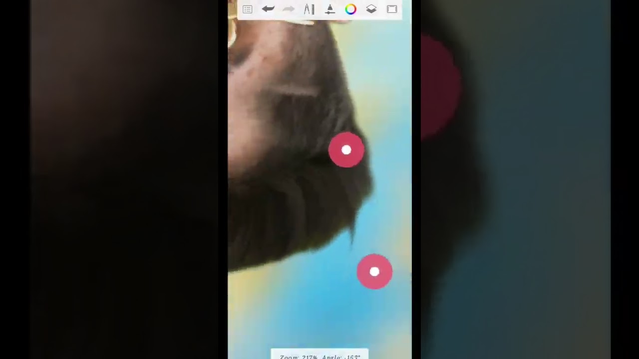 Autodesk Sketchbook Hair Editing Kaise Kare #shorts #hairstyle #viral