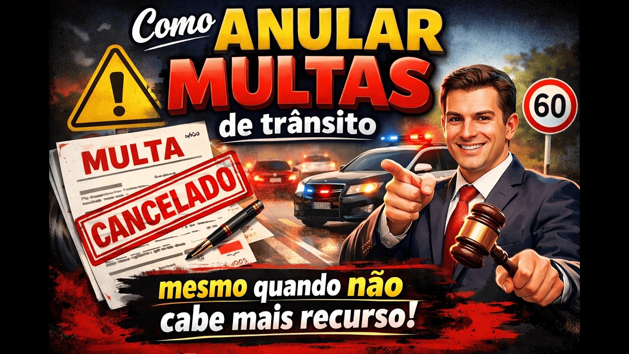 Como ANULAR MULTAS de trânsito mesmo quando não cabe mais recurso!