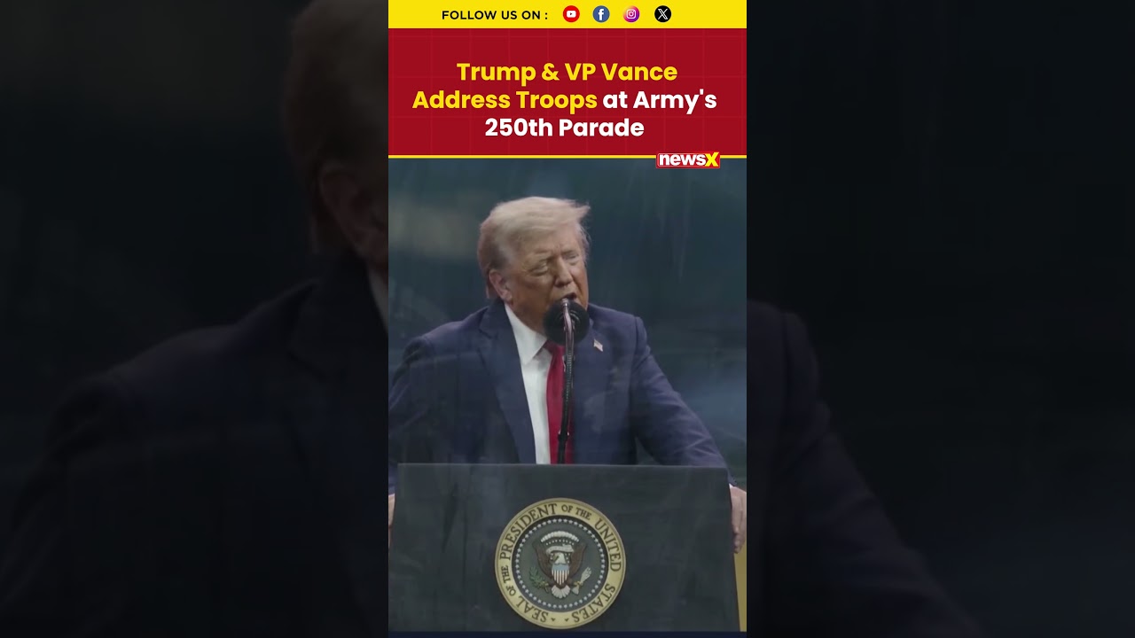 US Army&rsquo;s 250th Parade: President Trump Address Troops | Powerful Tribute in D.C