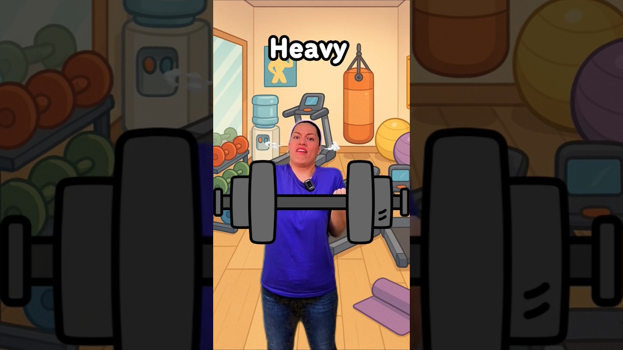 Heavy vs. Light 💪🪶 | Fun English Opposites for Kids!