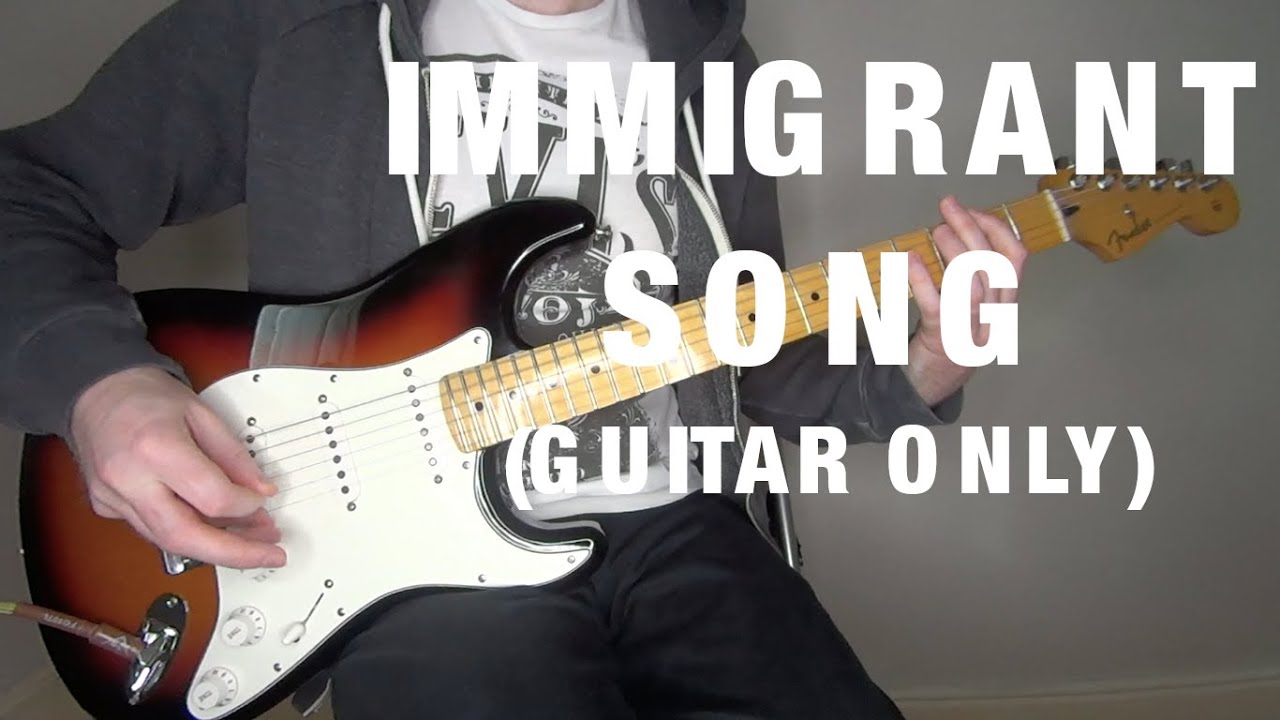 Led Zeppelin - Immigrant Song guitar cover