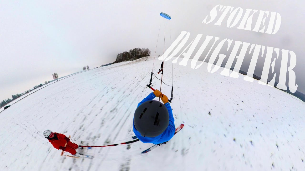 Snowkiting - FS Peak5 with my daughter 🎿
