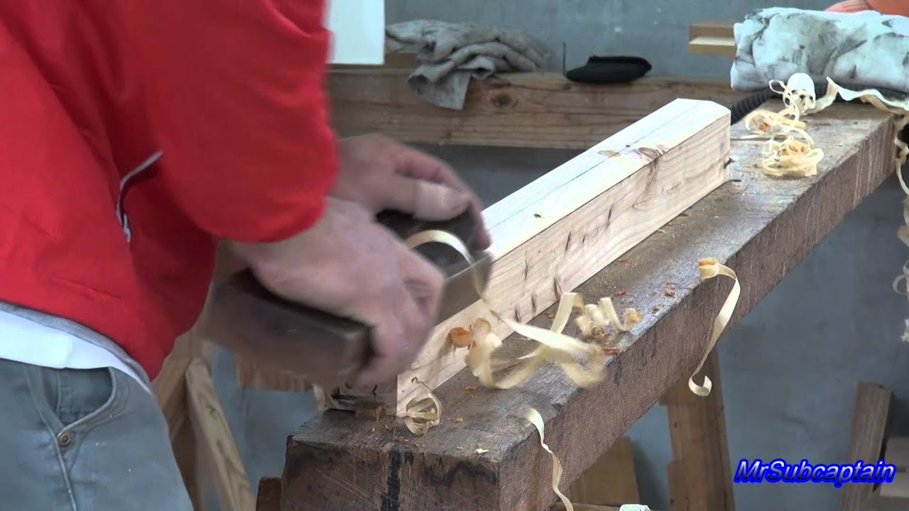 建築大工一級技能士 振れ隅木の木作り