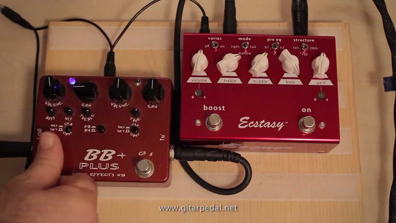 Bogner Ecstasy Red vs. Xotic BB+ Preamp with a Fender Blues Jr.