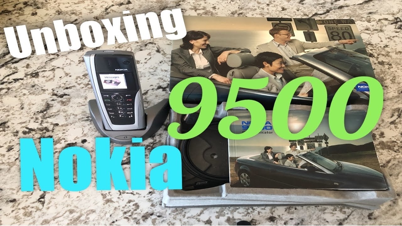 Nokia 9500 Communicator Unboxing & review | Vintage Mobile Phone Collection