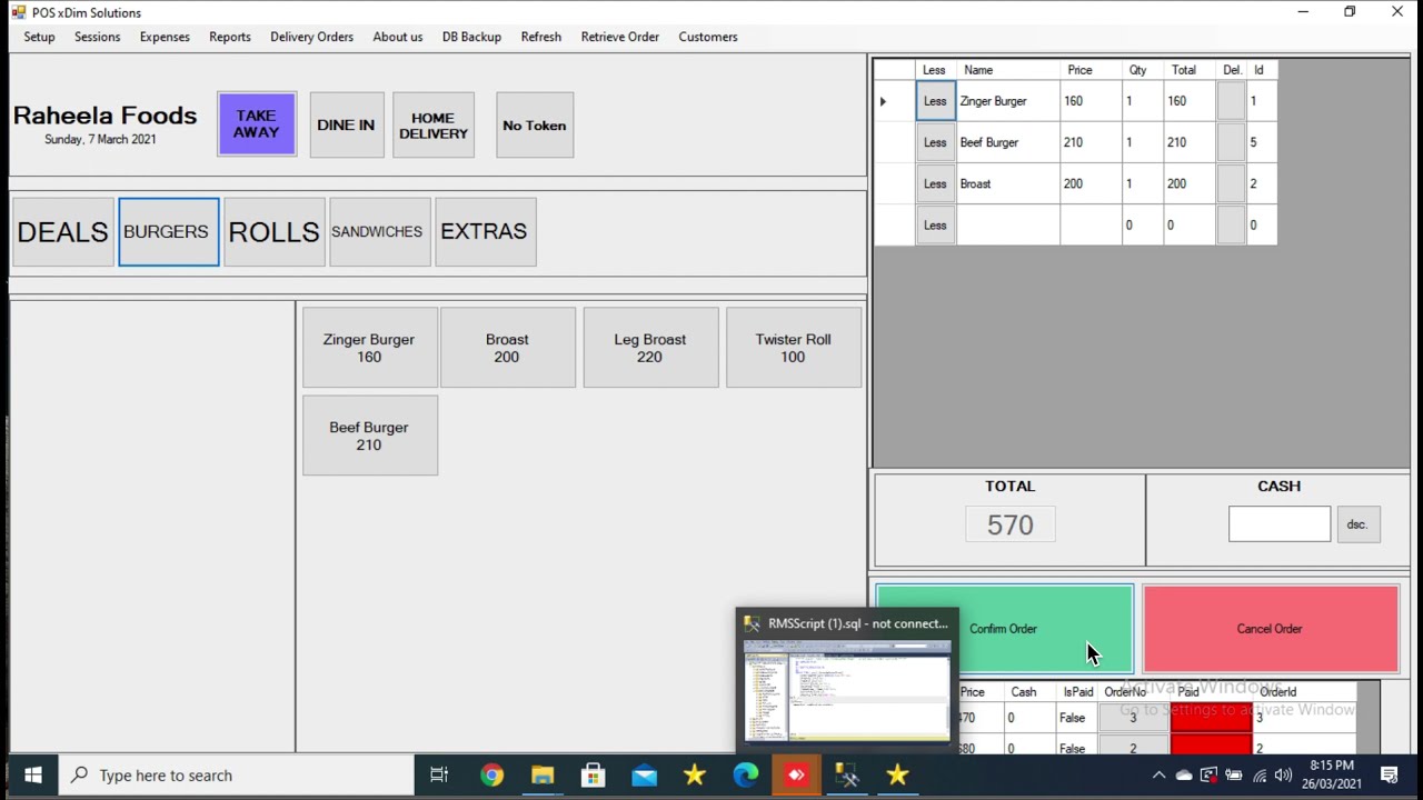 Restaurant Management System | POS | RMS - Part 1