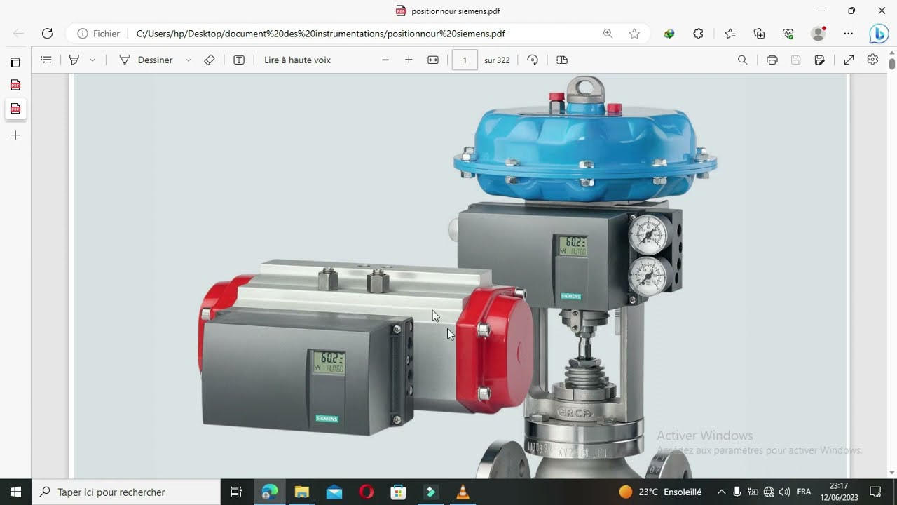 2 -  configuration positionneur SIEMENS