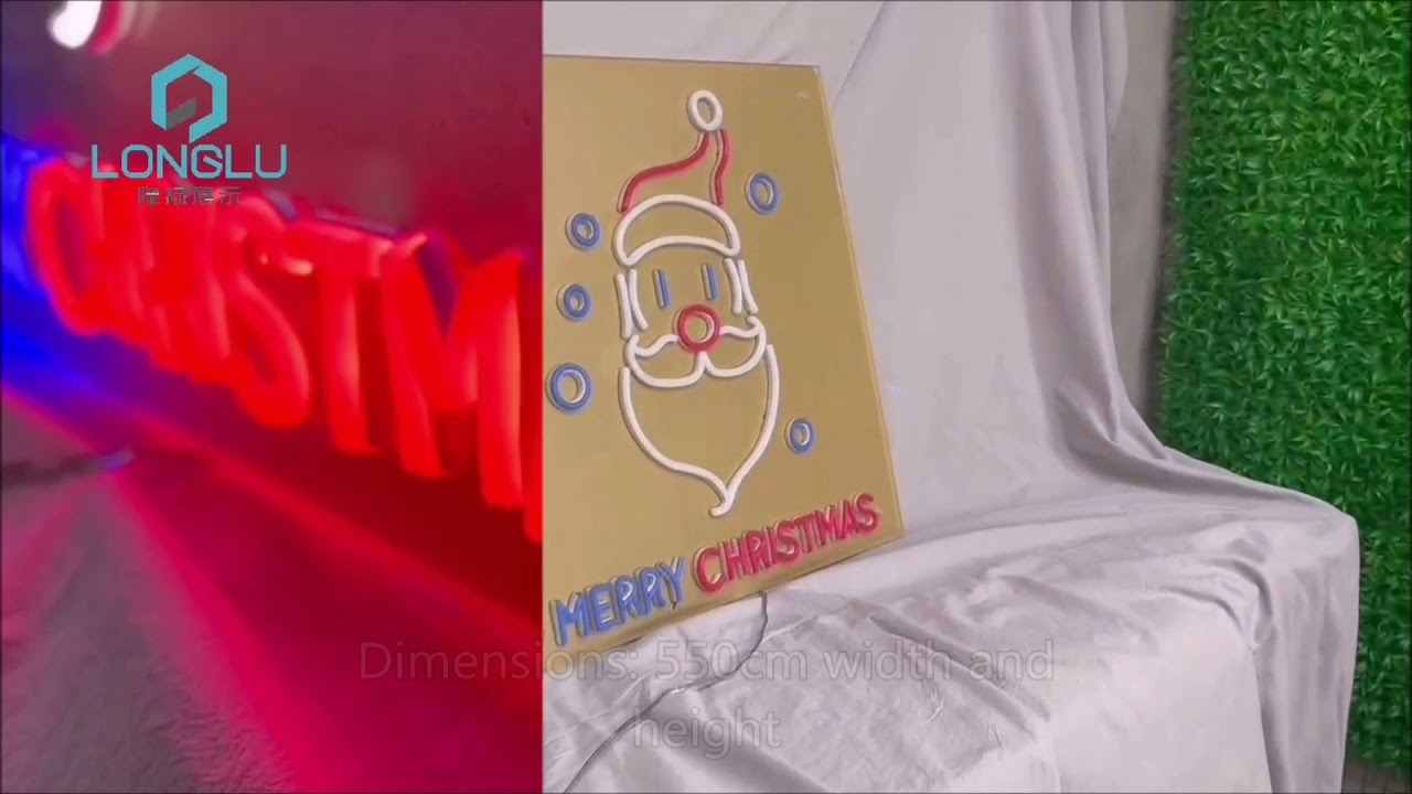 China led neon sign manufacturer custom Christmas decorative neon light