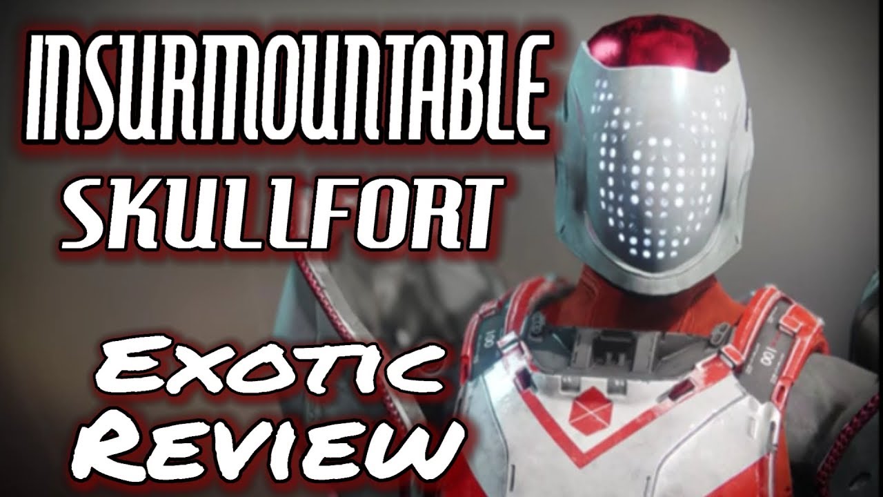 Destiny 2: INSURMOUNTABLE SKULLFORT - Titan Exotic Helmet - !Review / Breakdown!