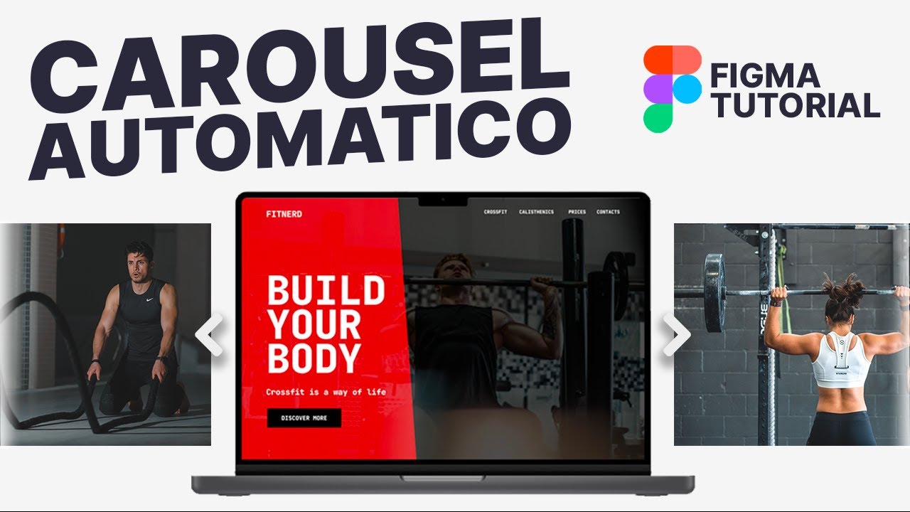 Home page carousel design con Figma - Come creare un carousel in homepage con Figma