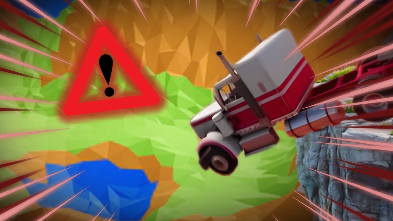 ROBLOX DANGEROUS TRUCK DRIVING 😱| Will I Survive The Terrifying Dips Turns And Twists? 🤔