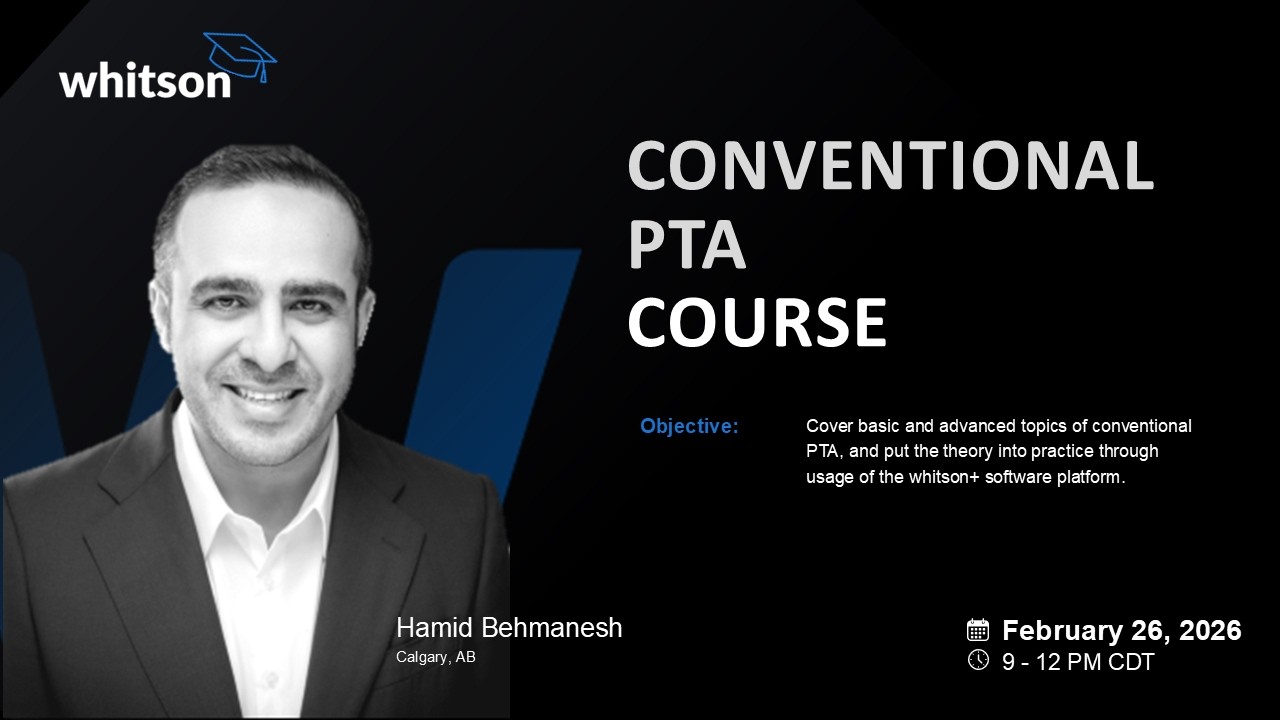Conventional PTA in whitson+ | 2026