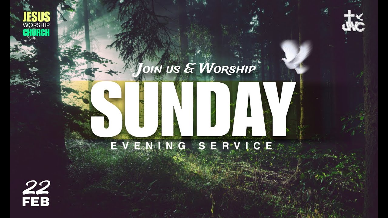 SUNDAY LIVE SERVICE EVENING || 22nd Feb 2026 || JWC GNT || Pst. Ch Moshe Garu