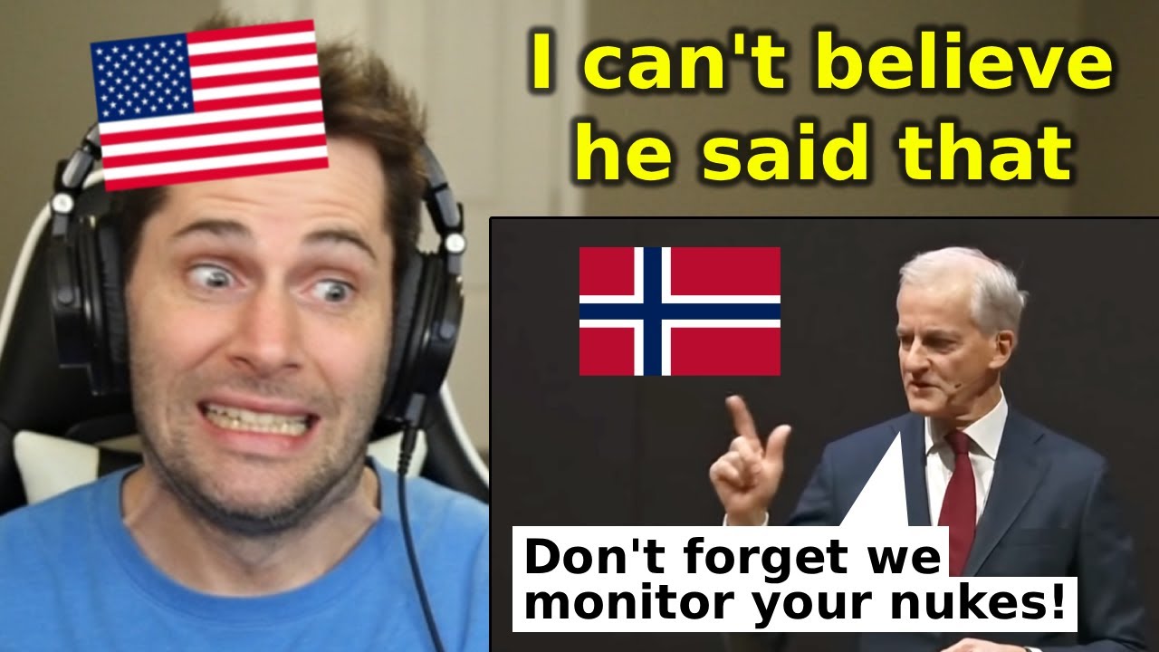 American Reacts to Norwegian Prime Minister ROASTING the USA