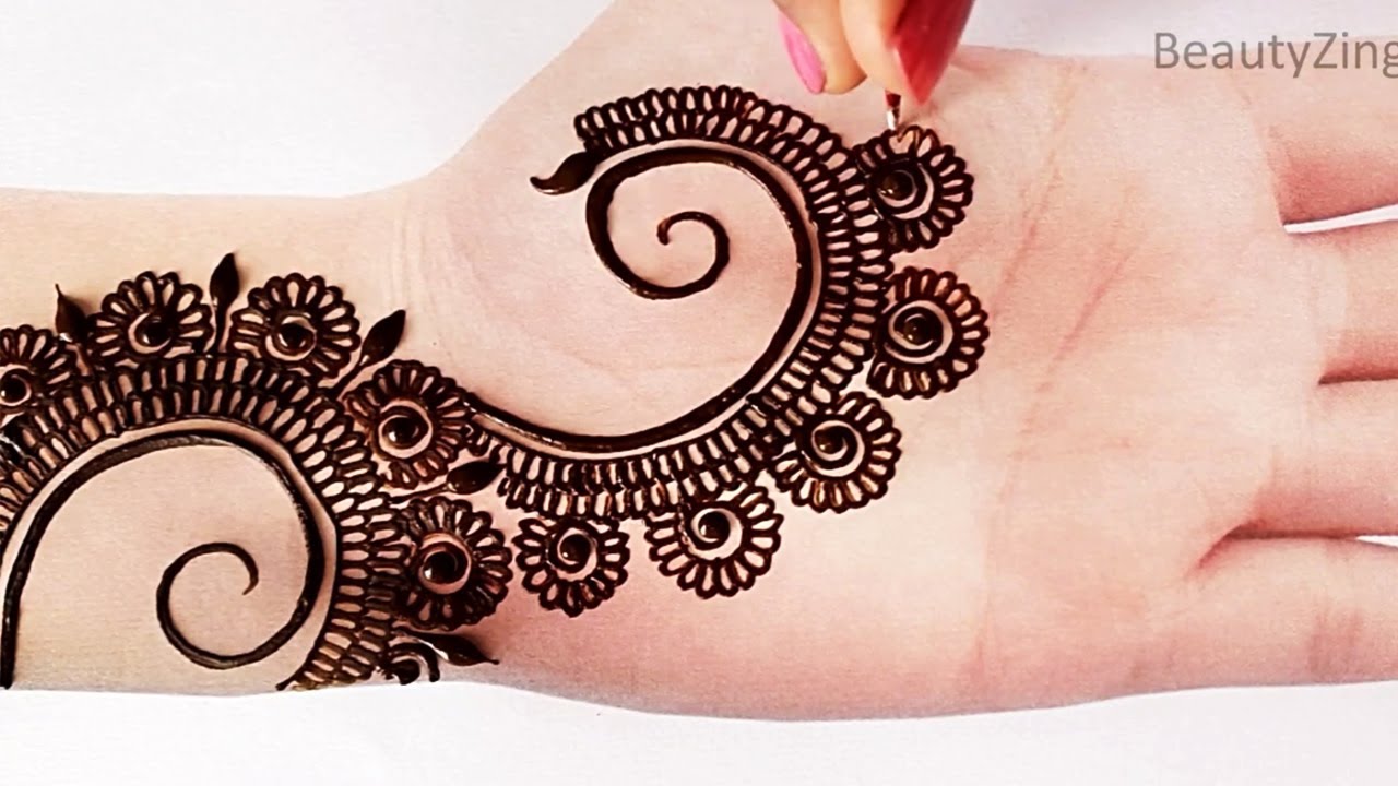 3 Easy & Beautiful Front hand Mehndi Designs | Awesome Arabic Henna Designs 2025