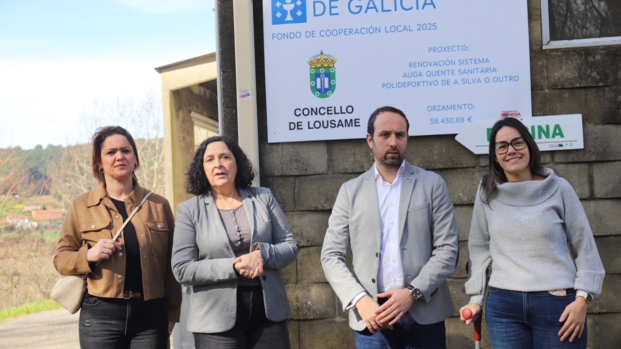 Lousame inviste 60 mil euros en dúas obras de mellora da eficiencia enerxética coa axuda da Xunta