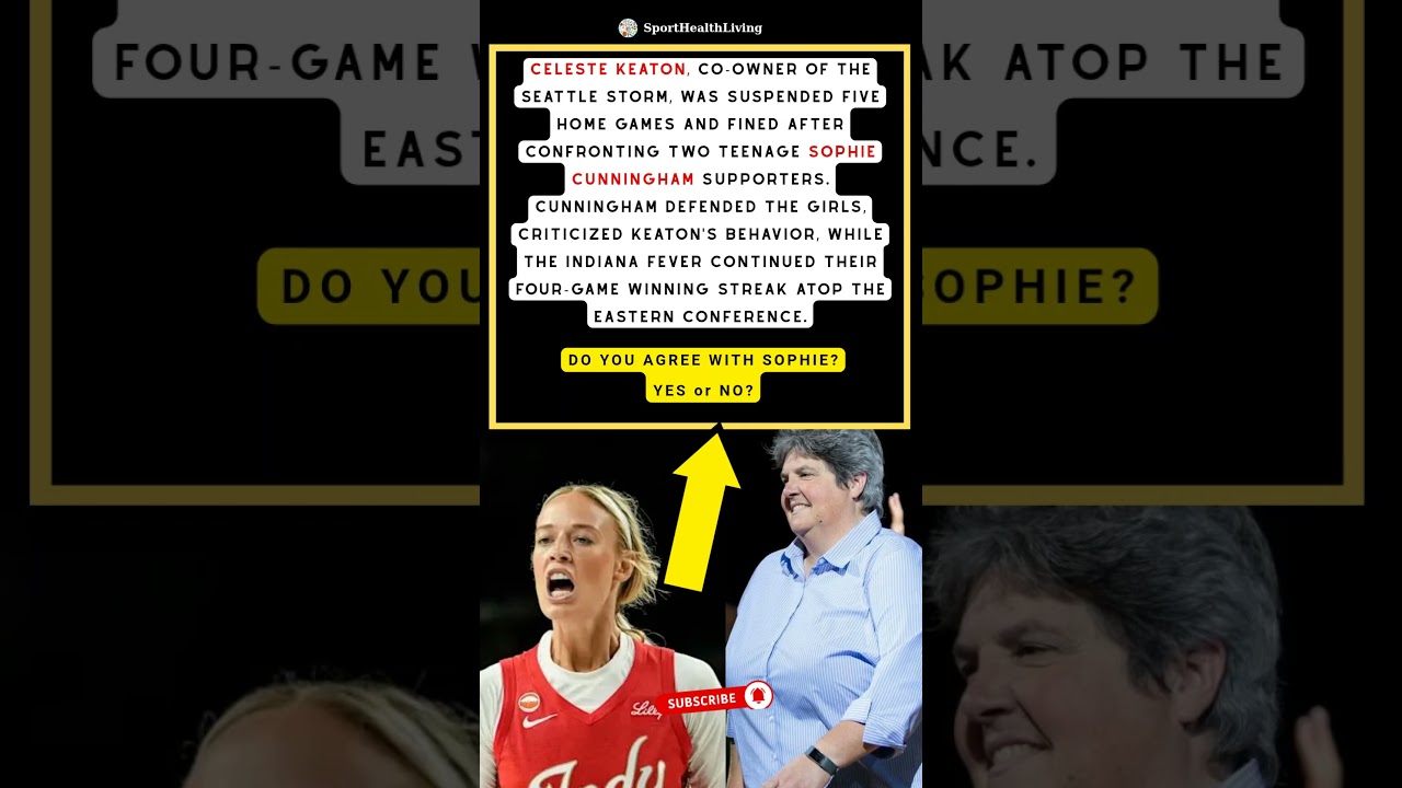 Sophie Cunningham Reacts to Storm Owner Suspension #wnba #news #viral