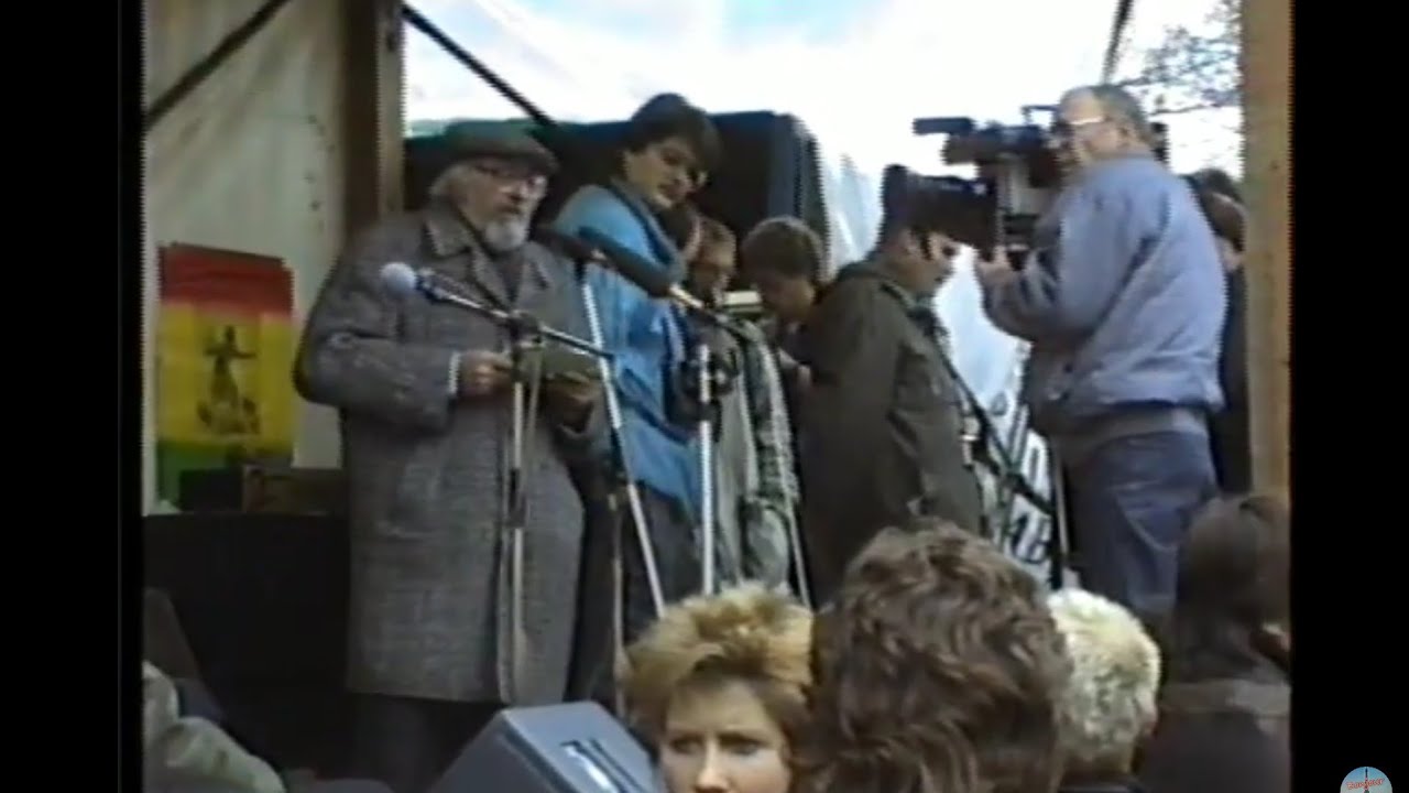 Anti-Atomkraft-Demo am 19.03.1988 in Hanau