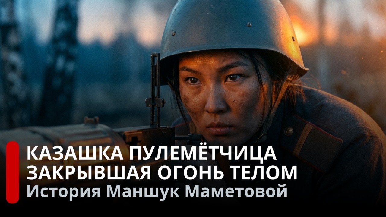 ЧТО СДЕЛАЛА 20-ЛЕТНЯЯ ПУЛЕМЁТЧИЦА КОГДА ВСЕ ПОГИБЛИ? | Подвиг Маншук Маметовой