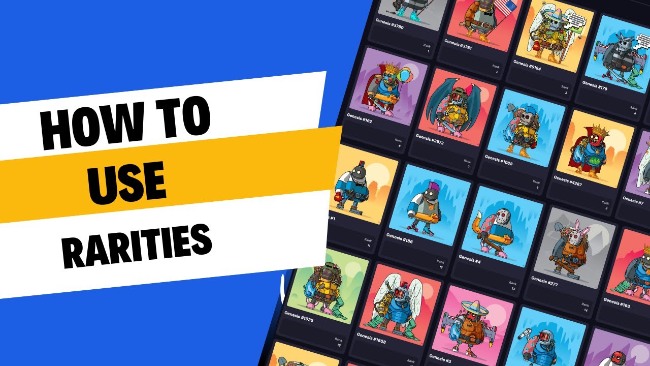 Rarity Settings on Onemint&lsquo;s NFT Art Generator App