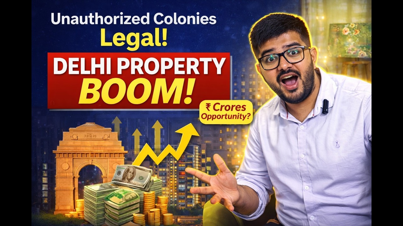 Unauthorized Colonies made Legal | Delhi Property Boom #RealEstateGrowth #PropertyMarket