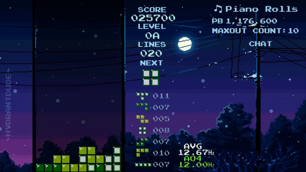 NES Tetris - 30 lines on killscreen / Theoretical Level 32