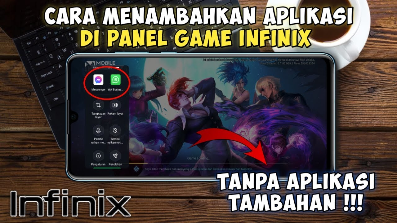 Cara Menambahkan Aplikasi Di Panel Game Infinix Tanpa Aplikasi Tambahan