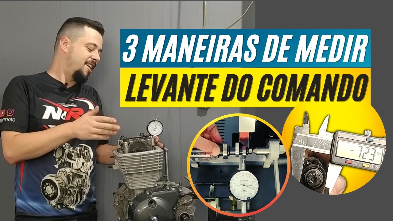Como Medir LEVANTE do Comando de Válvulas