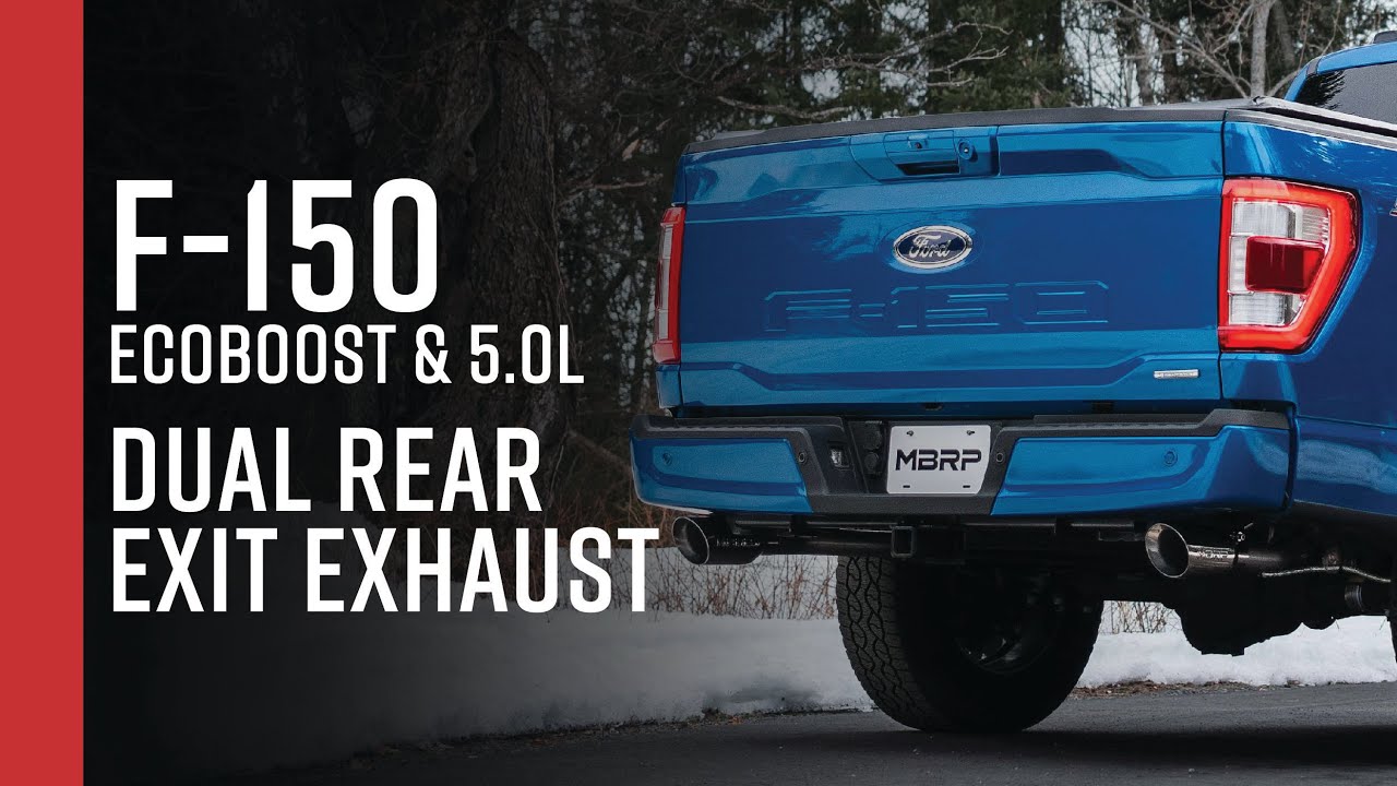 2021+ FORD F-150 5.0L, 3.5L and 2.7L // MBRP 3” Cat-Back, Dual Rear Exit Exhaust Overview