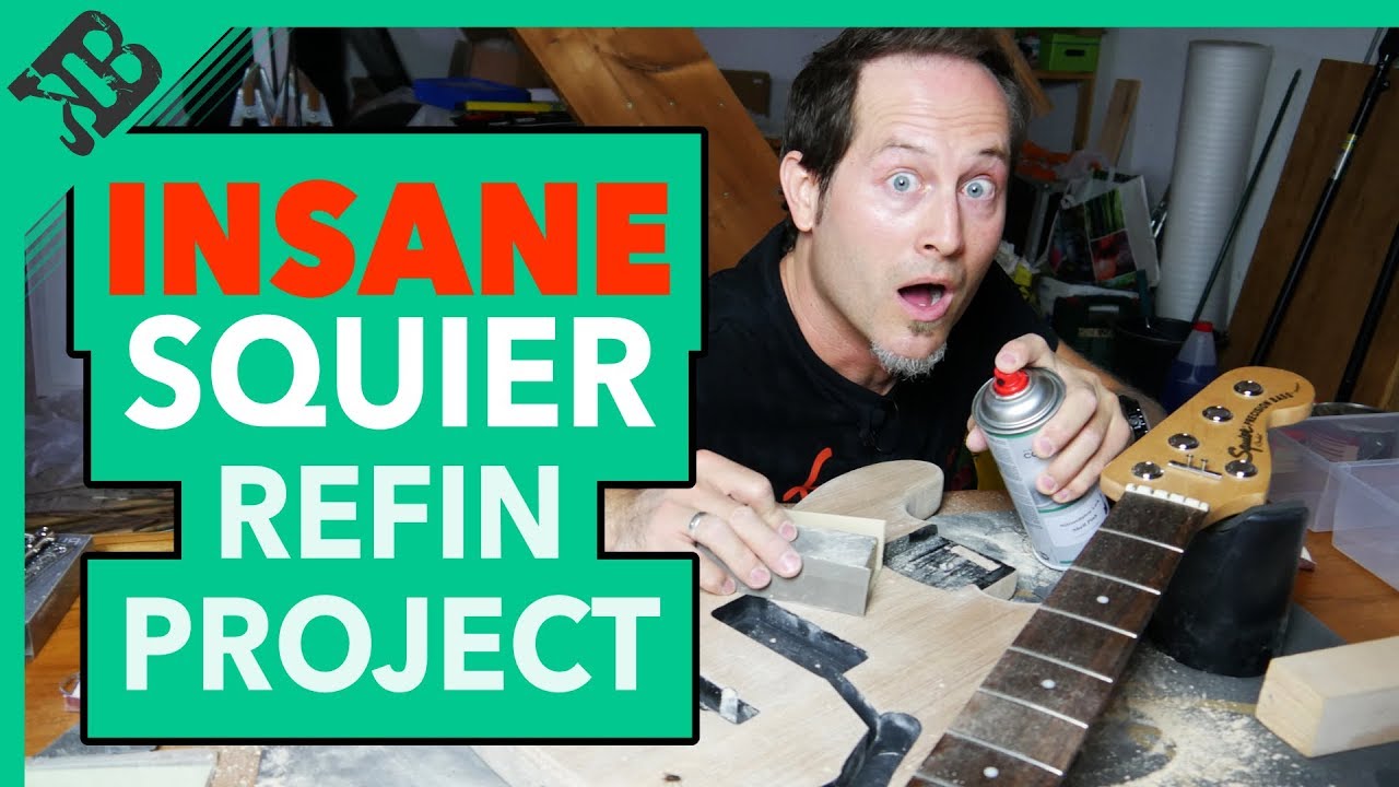 SQUIER P-Bass refinish + upgrade | PART 1 | Guitar Tweakz