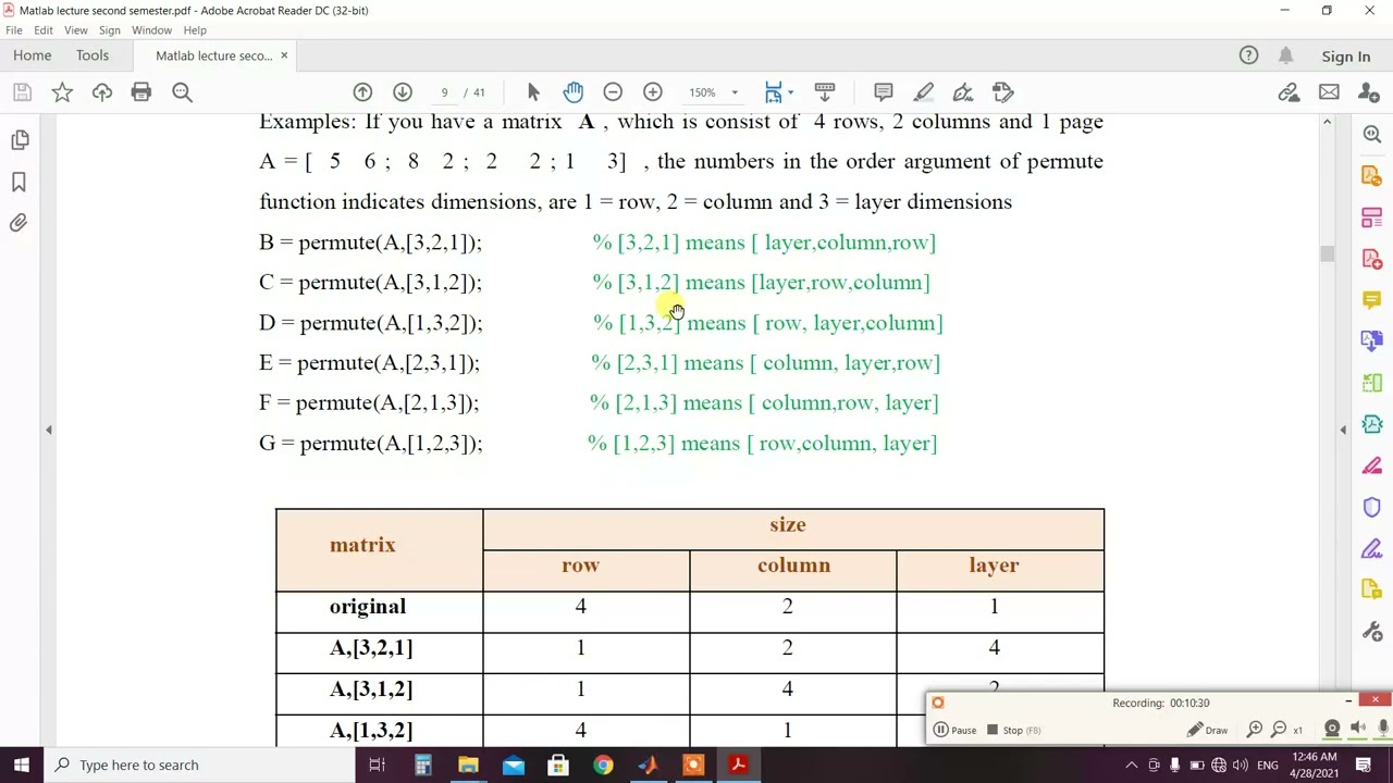 محاضره ماتلاب الثانيه الجزء الثاني
