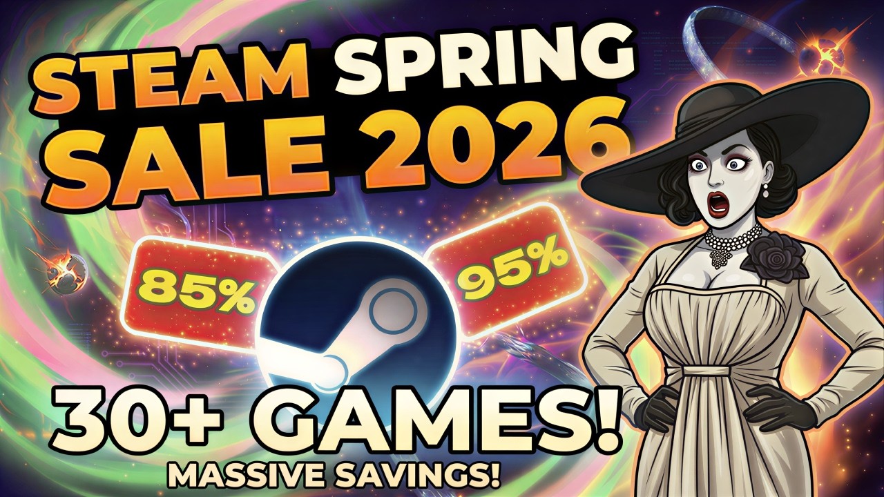 30 самых масштабных предложений весенней распродажи Steam 2026 | Скидки до 99,99%! 🔥