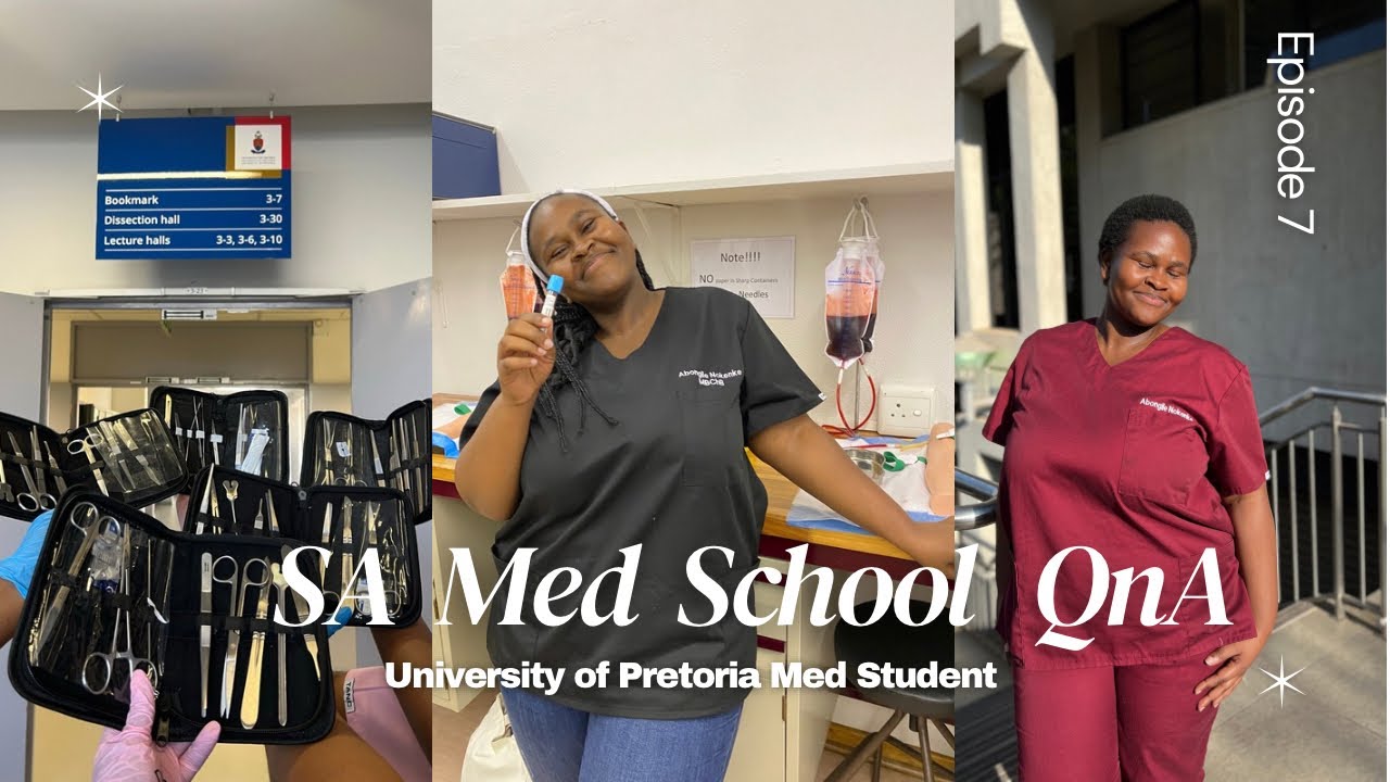 Med School Diaries: UNIVERSITY OF PRETORIA MED SCHOOL QNA | SOUTH AFRICAN YOUTUBER