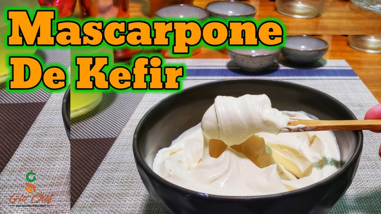 MASCARPONE Caseiro de Kefir-O QUEIJO Italiano do TIRAMISU 2020