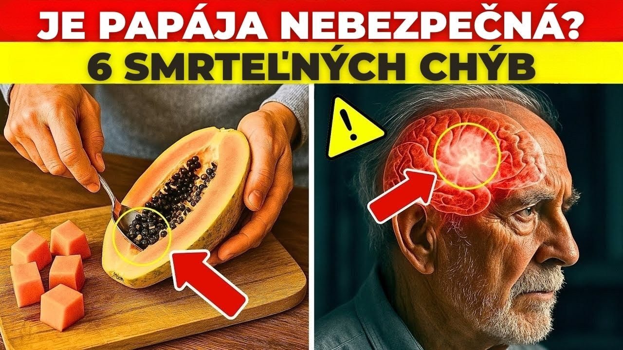 Je papája nebezpečná? 6 smrteľných chýb, ktoré robí väčšina ľudí po 60 | SilníaZdraví