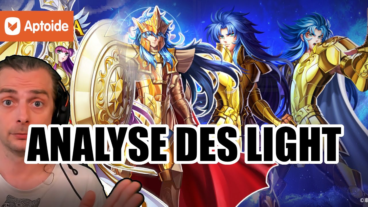 SAINT SEIYA: LEGEND OF JUSTICE : ANALYSE COMPLÈTE DES PERSONNAGES LUMIÈRES! SUR QUI INVESTIR?