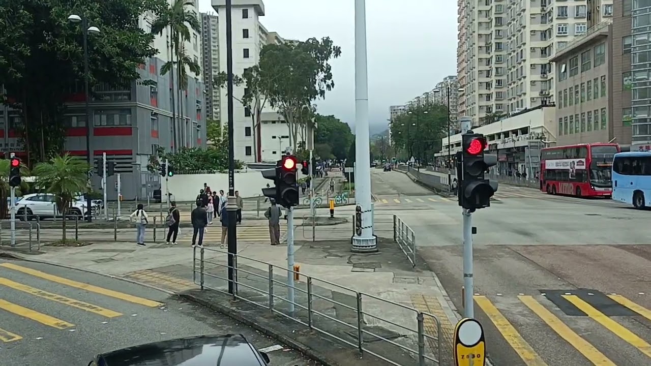 [Chinese New Year Recreation KMB] KMB 63R bus ride from Tai Po Market to Lam Tsuen Wishing Tree