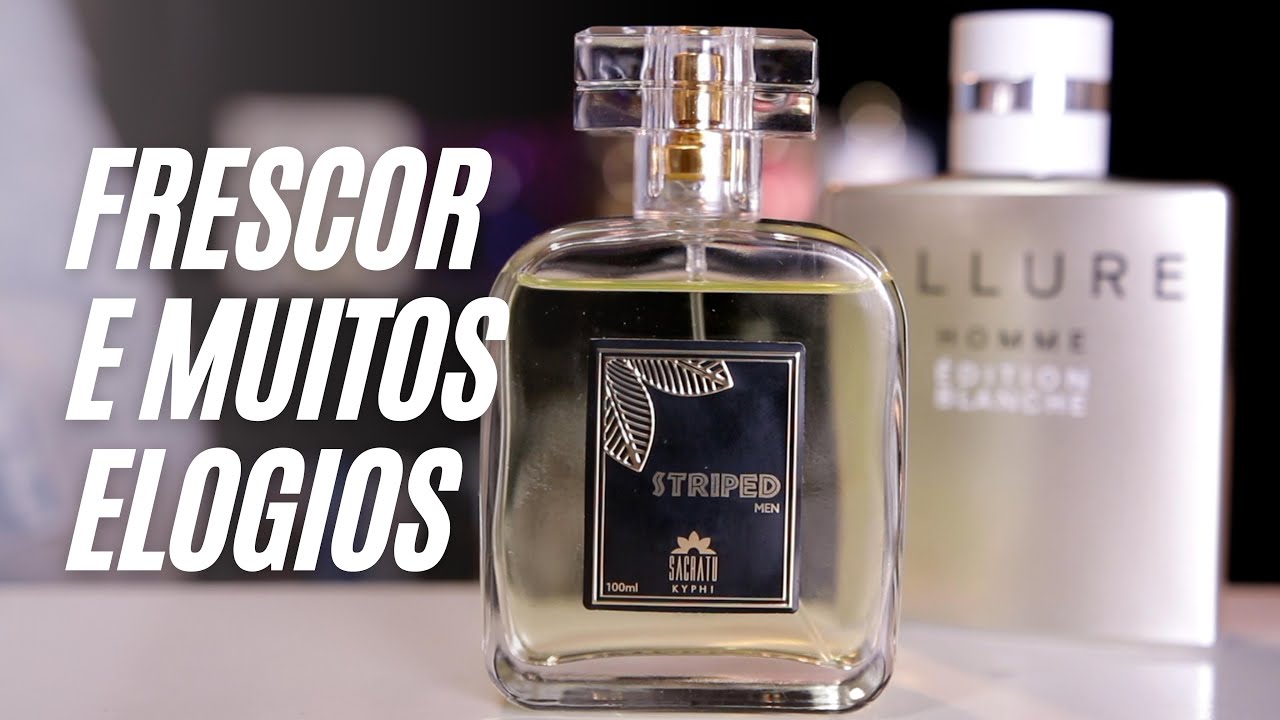 UM DOS MELHORES PERFUMES CÍTRICOS NACIONAIS! STRIPED SACRATU KYPHI (Allure Edition Blanche Chanel)