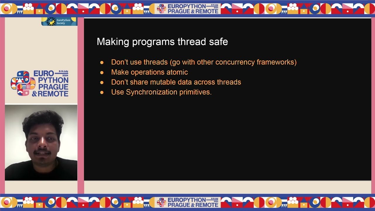 Tackling Thread Safety in Python &mdash; Jothir Adithyan, Adarsh Divakaran