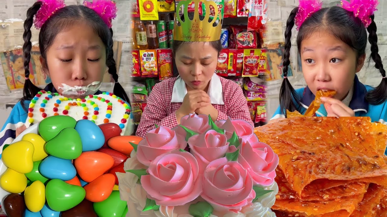 Video đồ ăn vặt Trung Quốc trên Tik Tok丨Những món ăn vặt mà hồi nhỏ mẹ không cho ănEP331